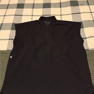 Figs Black Rafaella scrub top